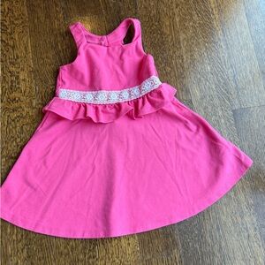 Janie and Jack Pink Ruffle Dress